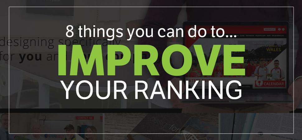 8 things you can do today to improve your website's Google Ranking