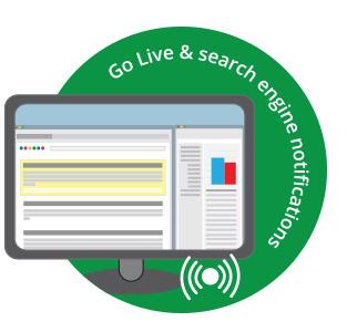 Go Live search engine notifications Cardiff Websites